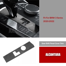For BMW 3 Series 2020-2022 Alcantara Central Console Gear Shift Panel Cover Trim