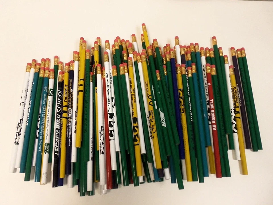 144 Lot Misprint Pencils with Rubber Eraser #2 Lead, Bulk Wholesale Lot - Image 1 of 1