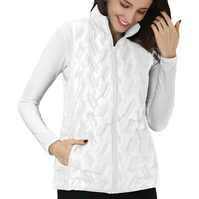 TANGERINE WOMEN'S LIGHT WEIGHT VEST COLOR:WHITE SIZE:(S)-(M)-(L)-(XL)-(XXL) NEW - Image 1 of 4