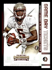 2015 Panini Contenders Draft Picks Game Day Tickets #22 Jameis Winston Seminoles - Picture 1 of 2