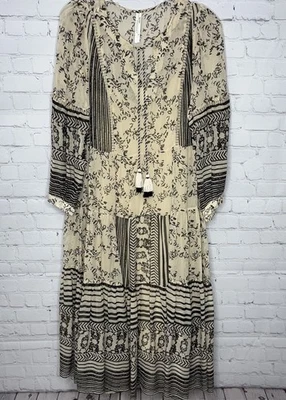 Anthropologie Talulah Tiered Midi Dress - Image 1 of 4