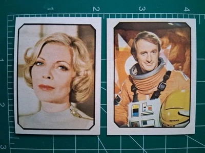 2 1976 Fans NICK TATE BARRY MORSE BARBARA BAIN CARD SET SPACE 1999 - Imagem 1 de 2