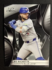 🔥Bo Bichette 2025 Topps Chrome Black #51 Toronto Blue Jays - Foto 1 di 3