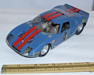 ELDON FORD GT SLOT CAR 1:24 1960s IN BLUE - Image 1 of 4