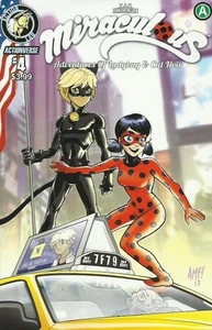 Miraculous: Adventures of Ladybug and Cat Noir #4B VF/NM; Action Lab | Tony Flee - Picture 1 of 1
