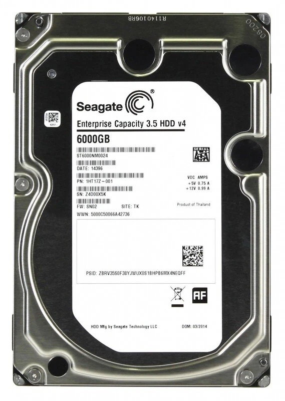 ST6000NM0024 1HT17Z Hard Drive 6Tb 3.5 SATAIII - Image 1 of 1