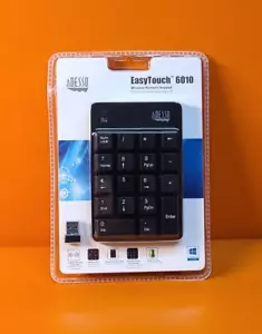 Adesso EasyTouch WKB-6010UB Wireless Spill Resistant 18-Key Numeric Keypad *NEW* - Picture 1 of 5
