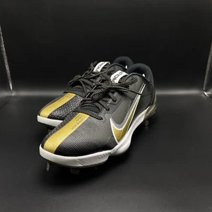 Nike Force Zoom Trout 7 Pro Black Gold White Mens Size 12.5 CQ7224-012 - Picture 1 of 10