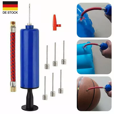 Luftpumpe Kugelpumpe Ventilator Fußball Handball Volleyball Basketballpumpe