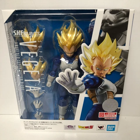 S.H. Figuarts Super Saiyan Vegeta Awakening Blood Figure Dragon Ball Z Bandai Cover