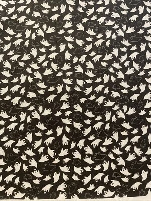 Moda Halloween Holiday Essentials By Stacy Iest Hsu Ghost Fabric 1 Yard And 5In - Image 1 of 4