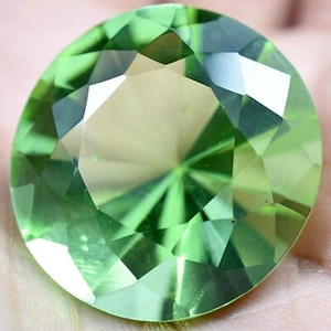 Lab Created 66.20 Ct Green Peridot GGL Certified Diamond Cut TOP QUALITY Gem - Picture 1 of 6