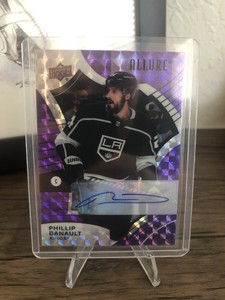 Phillip Danault Purple Diamond Auto 5/10 21-22 Upper Deck Allure