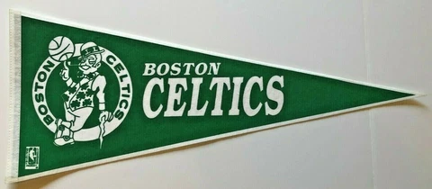 BOSTON CELTICS 1980'S NBA BASKETBALL CHAMPIONS VINTAGE CHAMP PENNANT NEW/MINT Cover