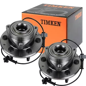 Pair TIMKEN Front Wheel Bearing Hub for 2014-2018 Silverado Suburban Sierra 1500 - Foto 1 di 8