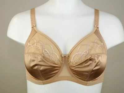 Sujetador con aros sin forro cobertura completa soporte lateral Cate Elomi 4030# talla 40 L EE. UU. Foto 1 de 4