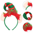  Weihnachtself Mütze Stirnband Kostüm Zubehör Cosplay Kopfstück Kopfschmuck