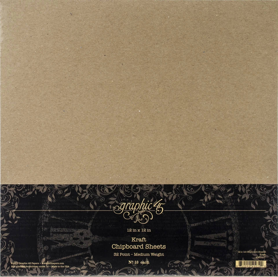 Graphic 45 Staples Kraft Chipboard 12 X 12 4501807