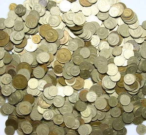 Russia USSR CCCP Bundle - Kopeks 1961-1991 MIXED JOB LOT Set 1 lb Pound 0,45 Kg - Picture 1 of 3