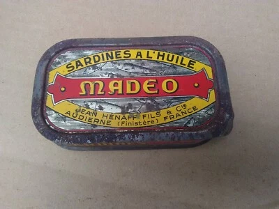 petite boite rectangulaire sardines a l'huile madeo henaff Audierne - Photo 1/2