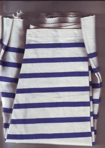 paire manches coton a coudre ou pour bricolage assemblages /  marin - bon etat  - Picture 1 of 3