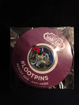 WORLD OF WARCRAFT LOOTPINS PIN LOOT CRATE EXCLUSIVE August 2016 - Image 1 of 4