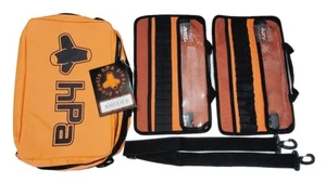"Bolsa de almacenamiento de señuelos de agua salada HPA Jig King NARANJA (2 tarjetas de inserción de plantillas, 14""x10""x4.5") - Imagen 1 de 10