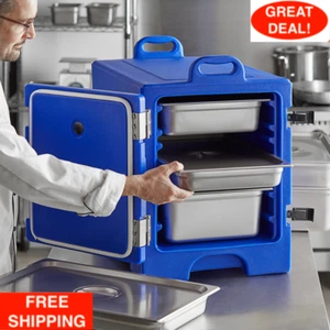 Hot Cold Insulated Food Pan 5 Full-Size Carrier Box Catering Chafing Dish Box - Picture 1 of 12