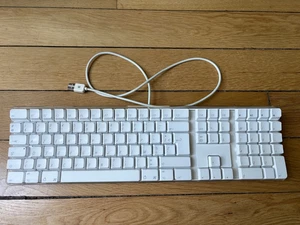 Clavier Apple A1048 AZERTY FR semi retro vintage 2005 Testé OK. Excellent état ! - Photo 1/10