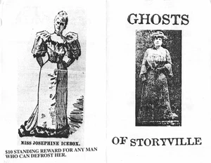 Ghosts of Storyville Grey Gardens NYC 1990s Drag Cabaret Flyer Sweetie Gay Rare - Picture 1 of 2