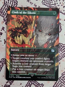MTG Clash of the Eikons Borderless Extended Final Fantasy NM - Picture 1 of 1