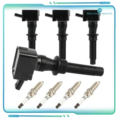 For Land Rover Discovery Sport 2.0L 2018-20 Ignition Coils & Iridium Spark Plugs - Image 1 of 4