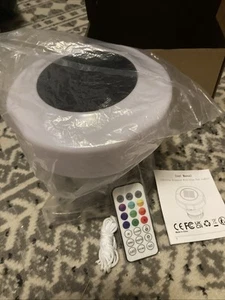 Upgrade Solar Pool Chlorine Floater Dispenser with RGB Lighting Remote Control - Picture 1 of 3