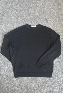 Vintage Burberrys Merino Wool Jumper - Made in England - Size L (44”) - Picture 1 of 13