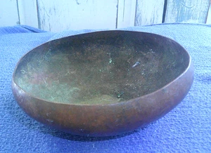 Antique Copper Pot Bowl Round Bottom Handmade 4.75” - Picture 1 of 4
