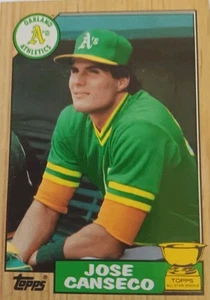 RARE MISPRINT!!! 1987 Topps Jose Canseco #620 - Picture 1 of 4