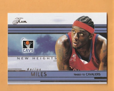 Darius Miles Cleveland Cavaliers 2002-03 Flair New Heights #12 East St. Louis IL - Image 1 of 2