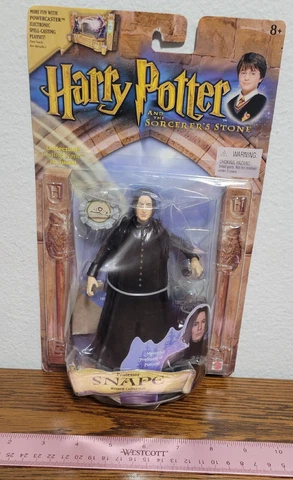 Vintage Harry Potter and the Sorcerer's Stone 2001 Mattel Professor Snape New Cover