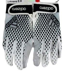 Guanto da baseball Adidas adizero 2.0 Pittard in pelle palmo nero/bianco MED - Foto 1 di 13