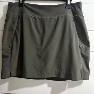 Athleta Soho Athletic Skort olivgrün Größe 12 Reißverschlusstaschen Training Golf Tennis - Bild 1 von 9