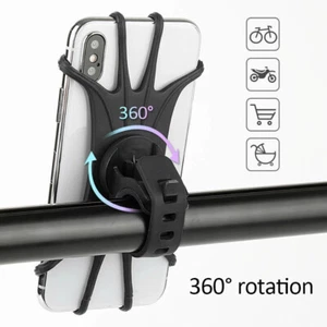 PORTA TELEFONO CELLULARE PER MOTO BICI SCOOTER SUPPORTO SMARTPHONE UNIVERSALE - Zdjęcie 1 z 12