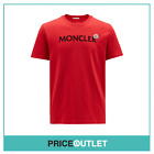 Moncler Patch Logo T-Shirt - Red - Size M - BRAND NEW WITH TAGS