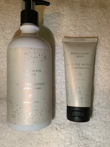 Beekman 1802 INTO THE WOODS Ziegenmilch Handcreme 2 Unzen & Hand- & Körperwäsche 12,5 Unzen - Bild 1 von 6