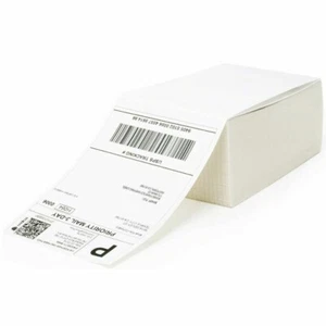 500 etiquetas de envío térmico directo plegables con ventilador 4x6 etiquetas perforadas CERTIFICADAS UPS - Imagen 1 de 5