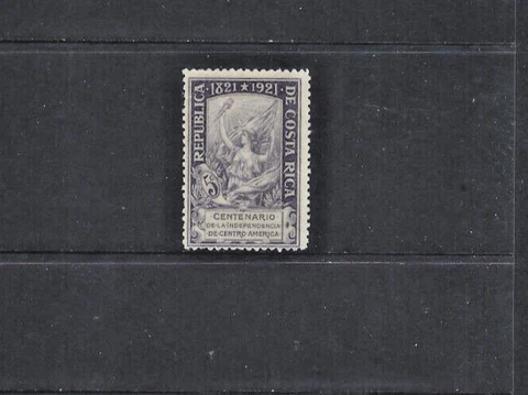 COSTA RICA LIBERTY with TORCH of FREEDOM Sc 104 MLH 1921 Cover