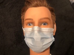 ASTM Level 2; 50 Armbrust medizinische Gesichtsmasken, Einweg, 3-lagig - Bild 1 von 4
