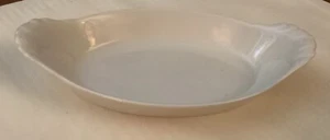 4 - Pillivuyt Culinaire White Porcelain Au Gratin Baking Dish France 9" - Picture 1 of 5
