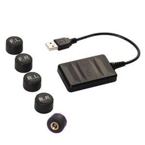 For Android Radio TPMS Tire Pressure Monitoring System w/ 5Pcs External Sensor - Picture 1 of 11