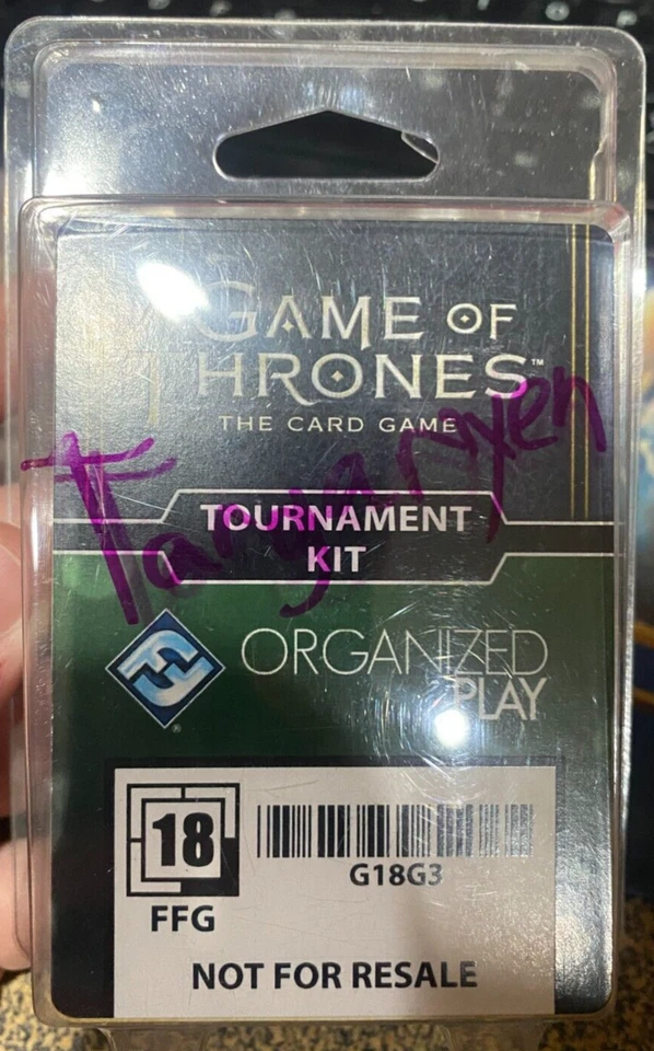 Game of Thrones Organized Play G18G3 Targaryen Tournament Kit FFG - Image 1 of 1