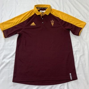Camisa polo Adidas para hombre Climalite Arizona State ASU Sun Devils talla mediana - Imagen 1 de 8